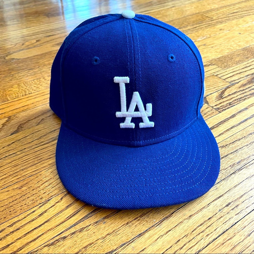 Los Angeles Dodgers New Era 59FIFTY Fitted Hat 7 1/4 - Great Condition